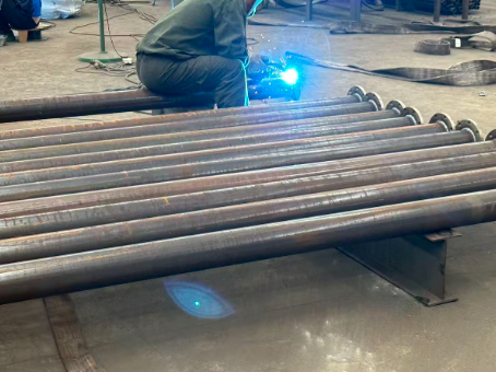 天水20#无缝注浆管加工108*6钢花管棚管